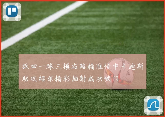扳回一球三镇右路精准传中卡迪斯助攻绍尔精彩抽射成功破门
